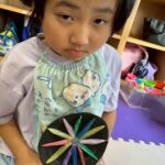 花火の壁面制作