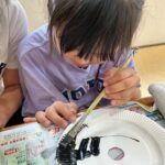 花火の壁面制作